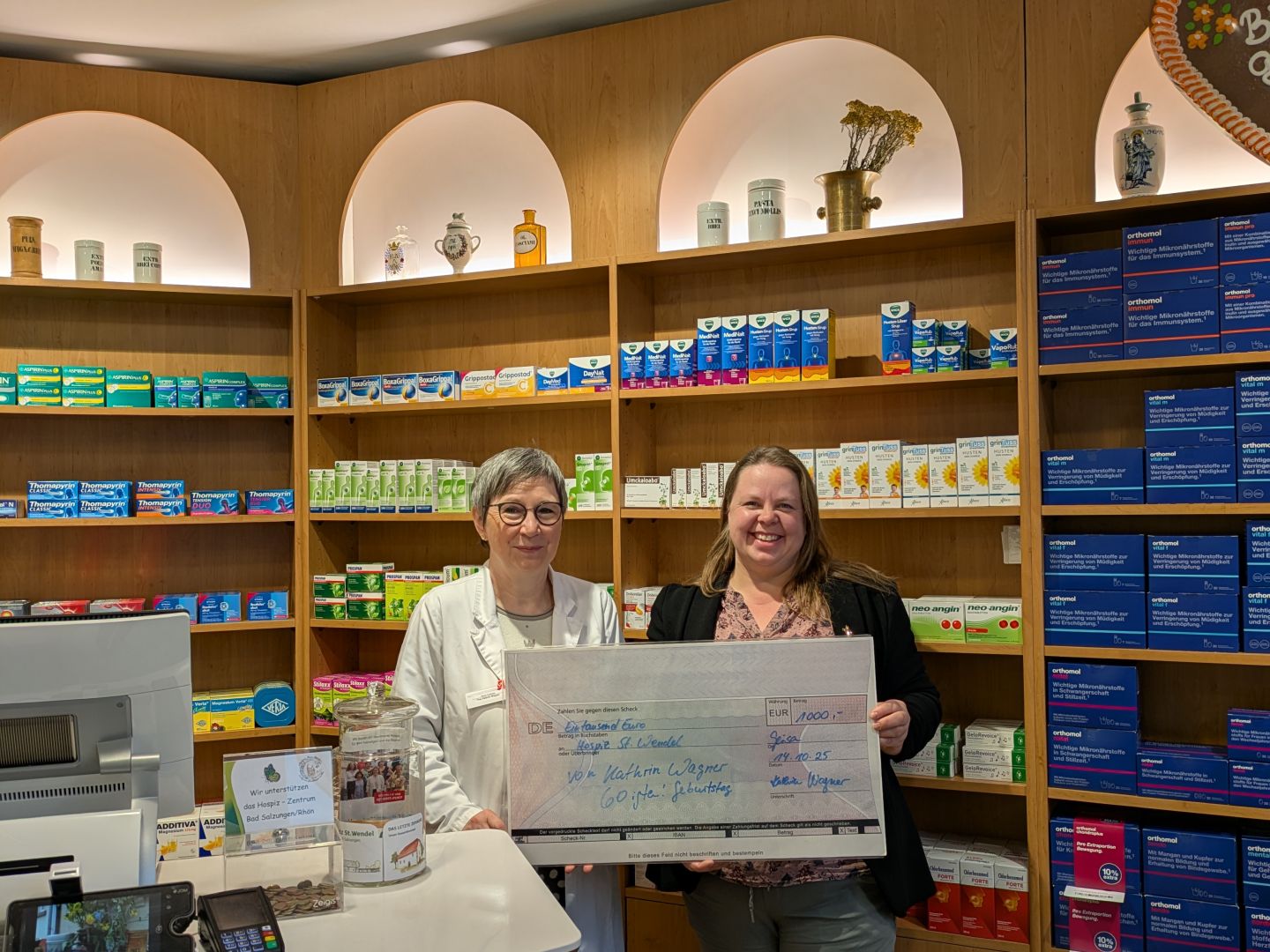 Spende 1000,00 Euro / Kathrin Wagner 